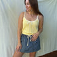 Market Stroll Denim Skort