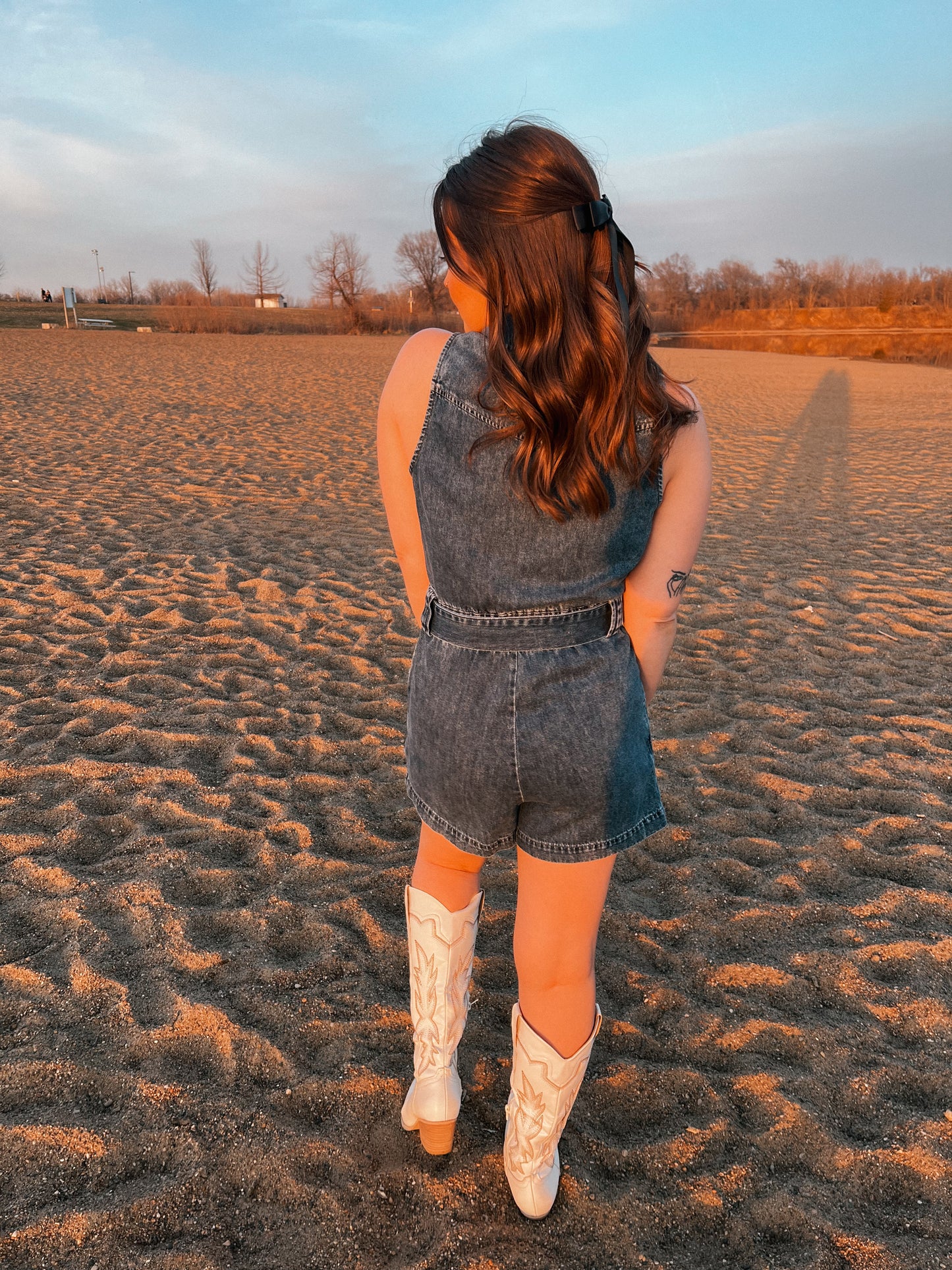 Tennessee Denim Romper