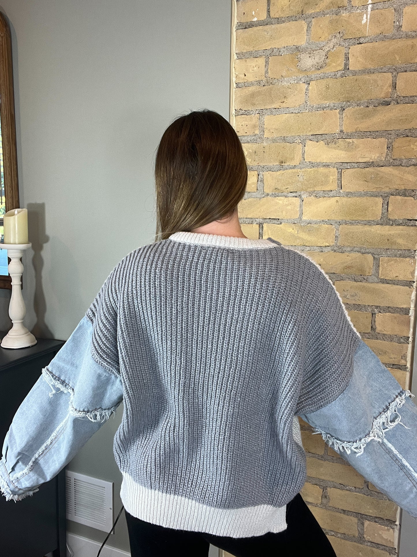 Charlie Denim Sweater