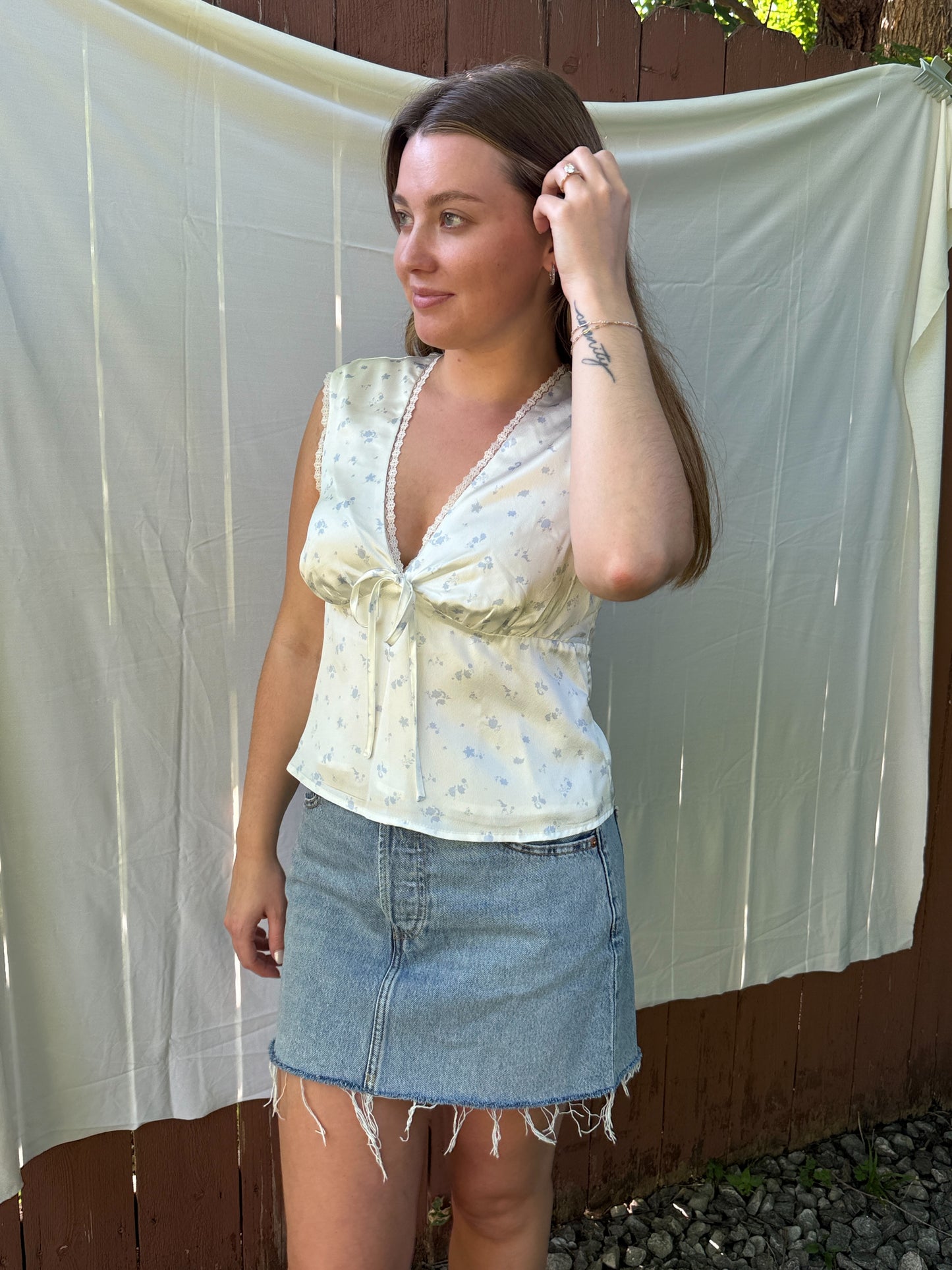 Bluebell Silk Top