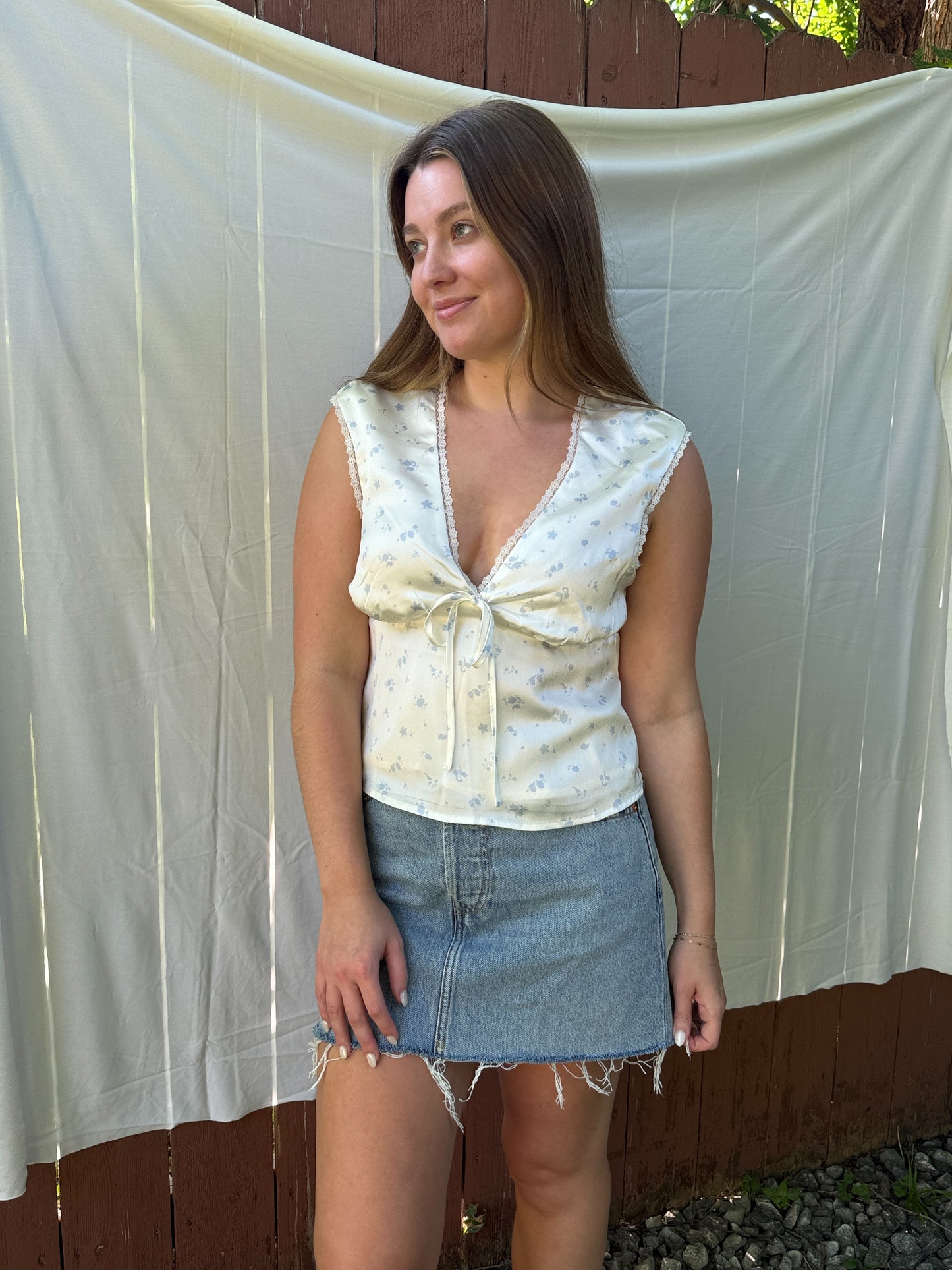 Bluebell Silk Top