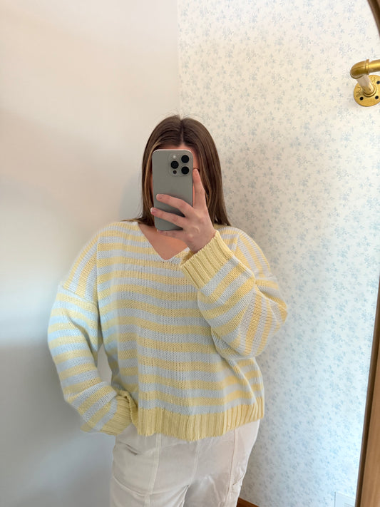 Blueberry Lemonade Sweater