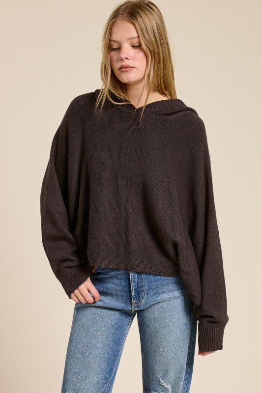 Lottie Cashmere Hooded Sweater