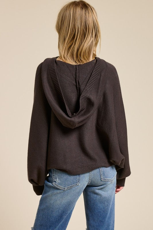 Lottie Cashmere Hooded Sweater