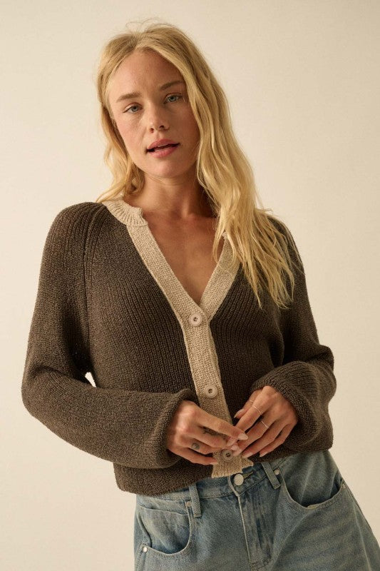 Turtle Mocha Cardigan