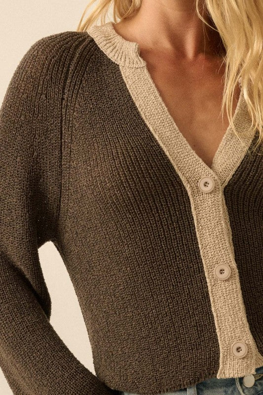 Turtle Mocha Cardigan
