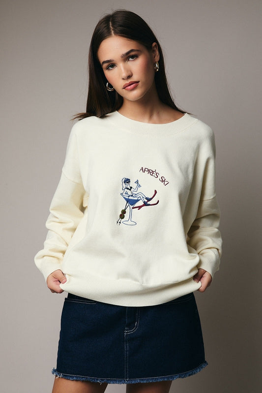 Martini and Slopes Sweater
