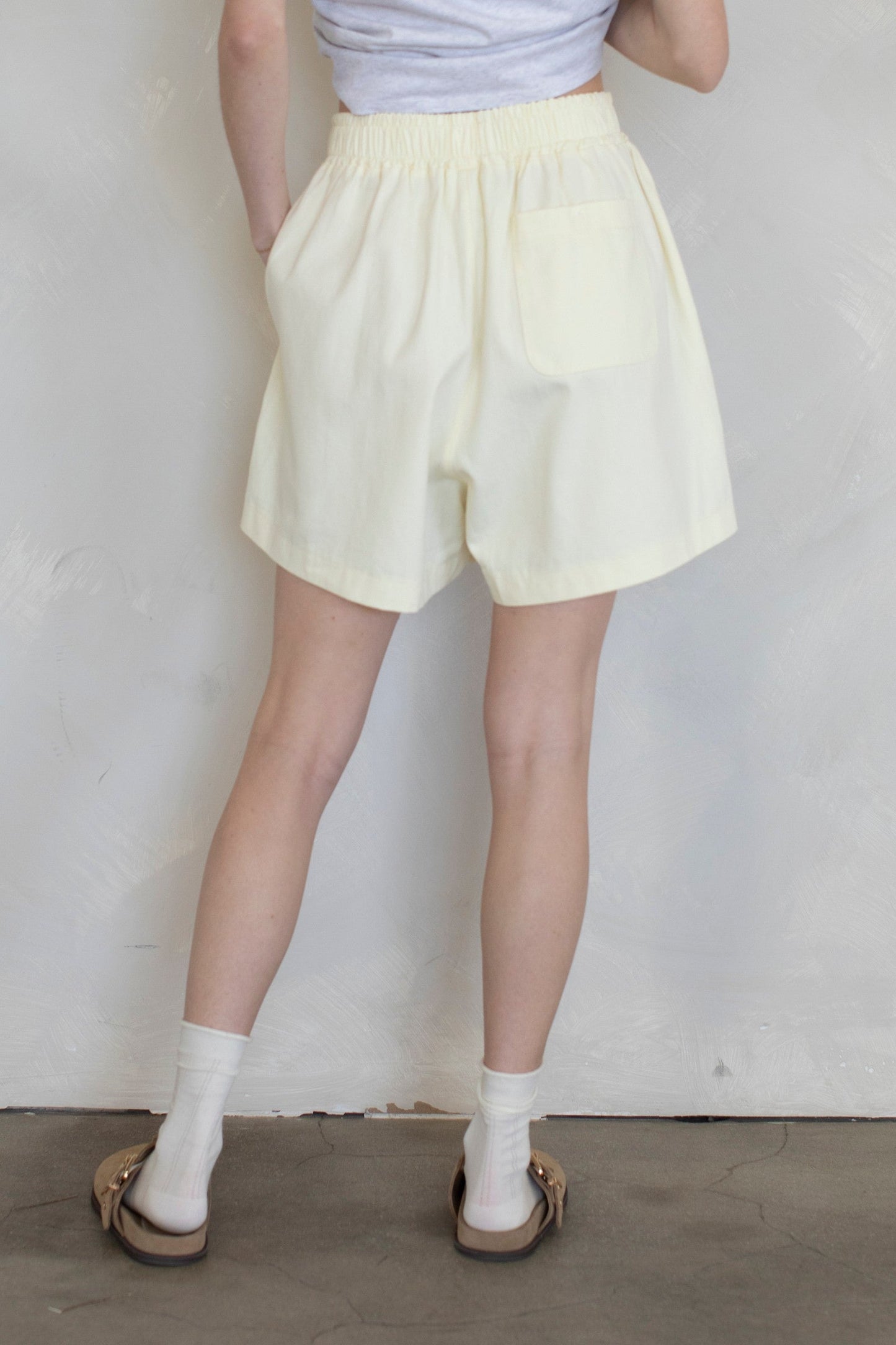 Lemon Meringue Shorts