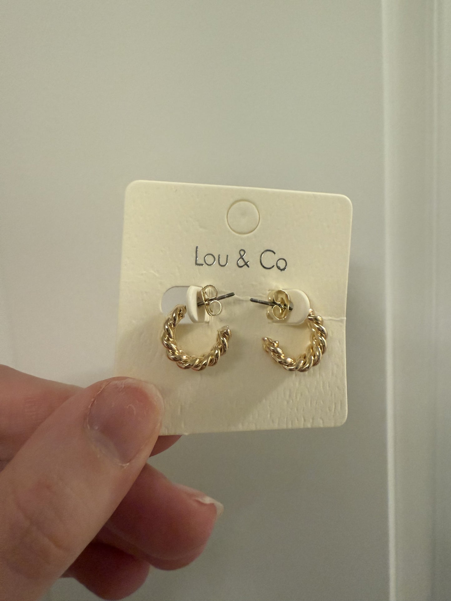 Vanilla Girl Gold Hoops