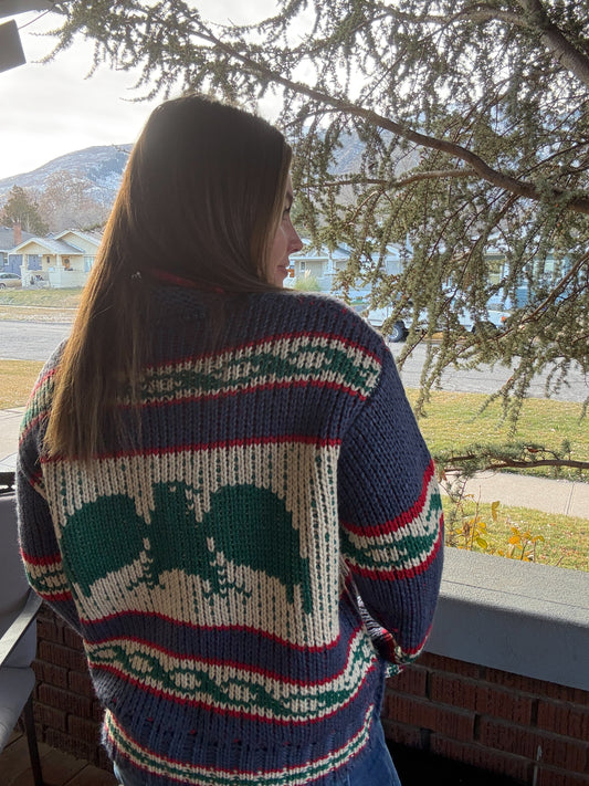 Vintage Reindeer Sweater