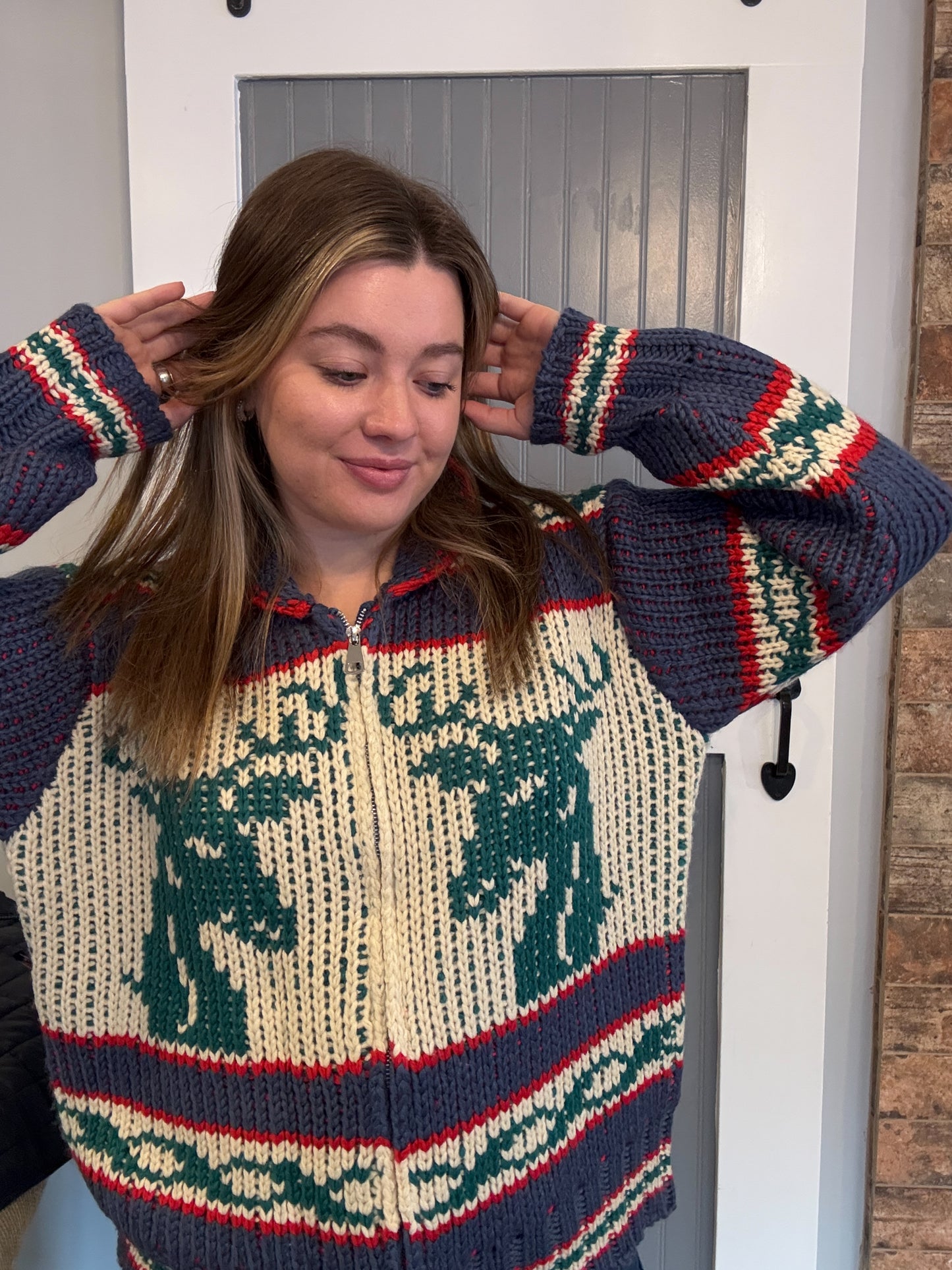 Vintage Reindeer Sweater