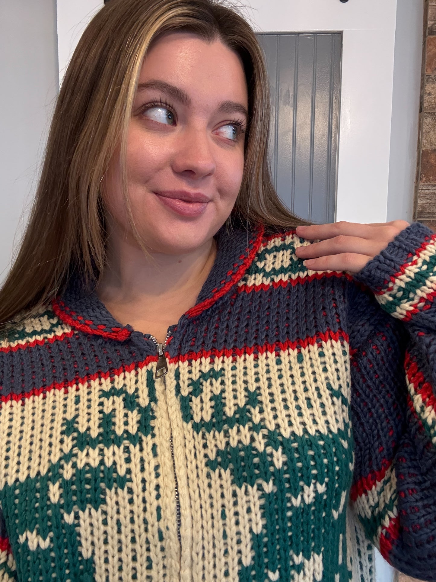 Vintage Reindeer Sweater